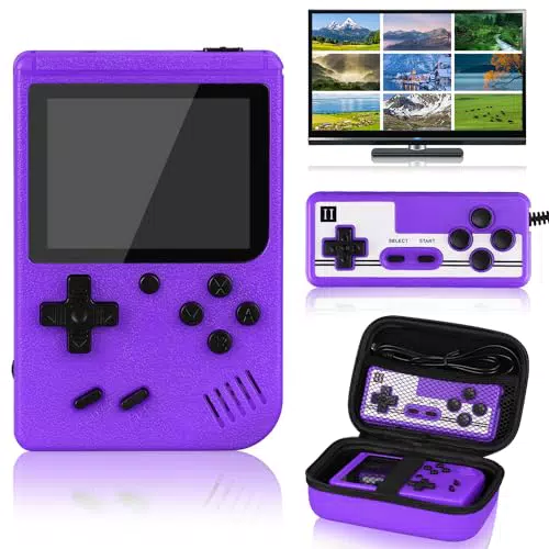 Handheld-Spielkonsole mit 500 FC-Spielen und wiederaufladbarer Batterie