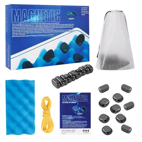 HAOYULUO Magnetisches Schachspiel - Tragbares Magnet Spiel für Kinder und Familienfeiern