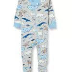 Hatley Bio-Baumwoll-Strampler für Baby-Jungen mit Fuß, Arktische Tiere