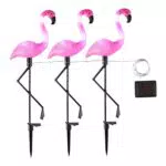 Solar Gartenstecker Flamingo von Haushalt International - 52cm Höhe