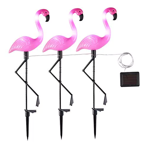 Solar Gartenstecker Flamingo von Haushalt International - 52cm Höhe