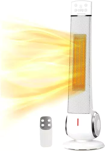 Heizlüfter Energiesparend, 2200W Heizung Elektrisch mit Fernbedienung