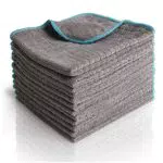HEYNNA Bonorum 12x Mikrofasertuch 380 GSM/Microfasertuch Autopflege weich & saugstark/fusselfreies Mikrofaser Handtuch für Autopflege