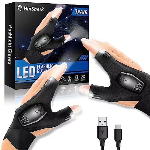 Geschenke für Männer - LED Handschuhe Angelzubehör - Vatertag & Geburtstag