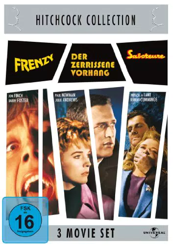 Alfred Hitchcock - Filmkollektion: Frenzy / Der zerrissene Vorhang / Saboteure