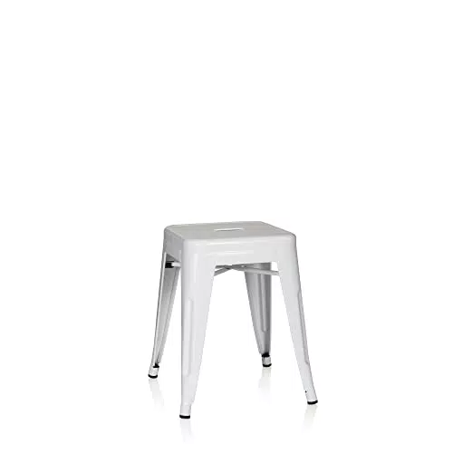 HJH OFFICE Metallhocker VANTAGGIO im Industry-Design, stapelbar