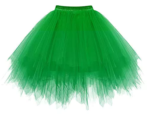 Homrain Tutu Tüllrock Damen 50er Rockabilly Ballett Tütü - Karneval Kostüm Petticoat