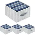 Organizer für Schubladen: Faltbare Aufbewahrungsbox für Kleidung und Accessoires