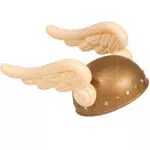 Gallier Helm mit Flügel - Horror-Shop