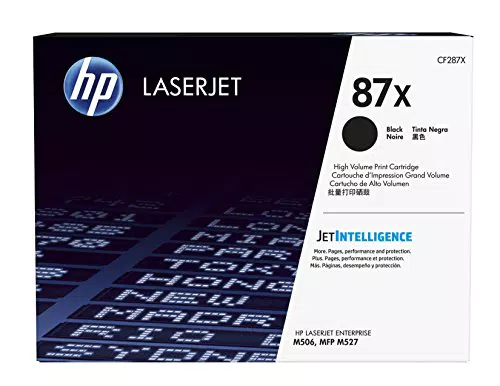 HP 87X Schwarz Original Toner mit hoher Reichweite für HP Laserjet Enterprise M506