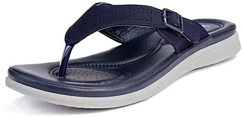 Damen Zehentrenner Flip Flops von Hsyooes - Sommerliche Strand-Hausschuhe
