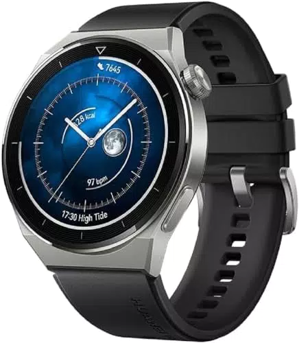 HUAWEI WATCH GT 3 Pro 46mm Smartwatch, Titangehäuse