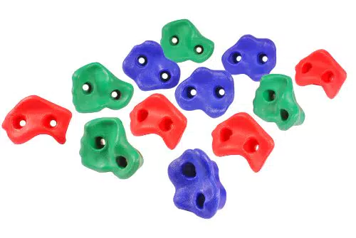 HUDORA Klettergriffe Set für Kinder - Klettersteine