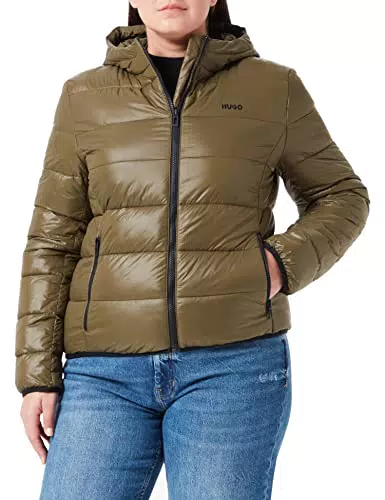 HUGO Women's Famara-1 Jacket, Dark Blue408, M