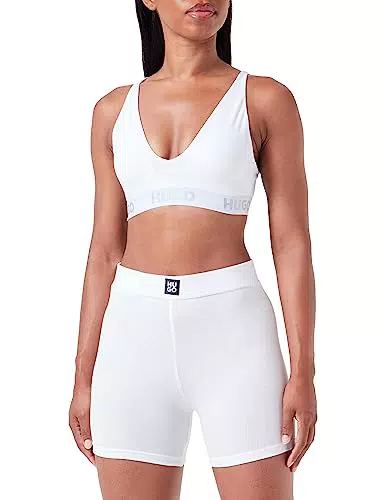HUGO Women's PADD.Sporty Triangle, White100