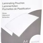Ibico Basics Laminierfolien A4 80 mic, 100 Stück, Medium
