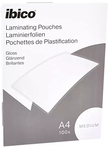 Ibico Basics Laminierfolien A4 80 mic, 100 Stück, Medium