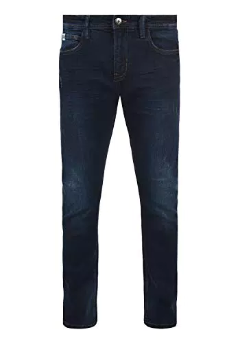 Indicode Herren Jeans Hose Denim mit Stretch und Destroyed-Look Slim Fit