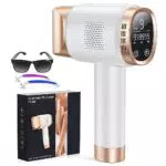 IPL Haarentfernung Laser mit LCD-Anzeige und 9 Energiestufen für Männer und Frauen