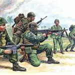 Italeri Vietnamkrieg Amer Spezialeinheit 1:72 Modellbausatz
