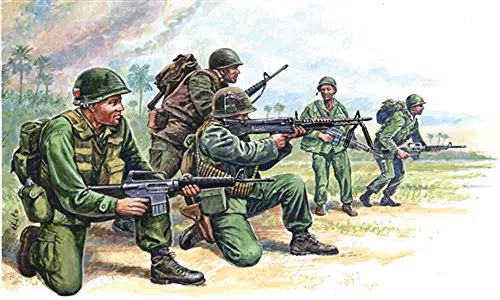 Italeri Vietnamkrieg Amer Spezialeinheit 1:72 Modellbausatz