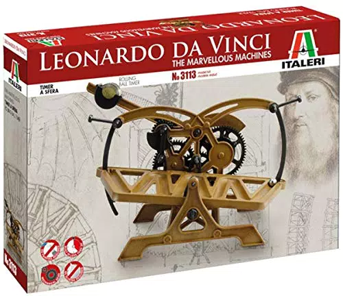 Italeri Da Vinci Rolling Ball Timer - Modellbau Bausatz für detailgetreues Standmodellbau-Hobby