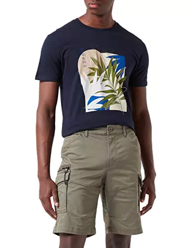 JACK & JONES Herren Cargo Shorts Kurze Bermuda Hose 3/4 Sommer Freizeit Pants Knielang JPSTDEX