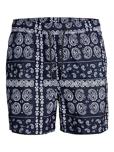 JACK & JONES Men's JPSTFIJI JJSWIM Bandana Badeshorts