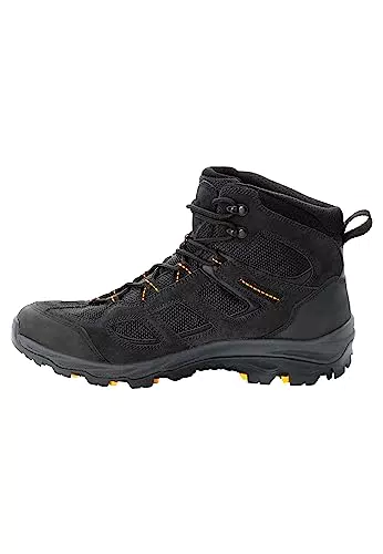 Jack Wolfskin Herren Vojo 3 Texapore Mid M, Black Burly Yellow Xt