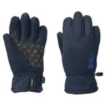 Jack Wolfskin Unisex Kinder Fleece Glove Kids, night blue