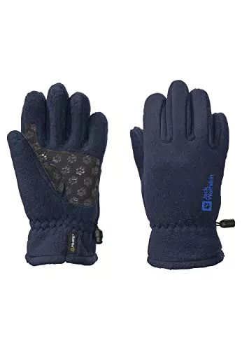 Jack Wolfskin Unisex Kinder Fleece Glove Kids, night blue