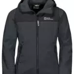 Jack Wolfskin Unisex Kinder Fourwinds Kids Jacket, Dark Ruby