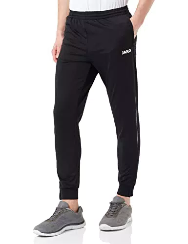 JAKO Herren Hose Copa Polyesterhose - Schwarz/Weiß