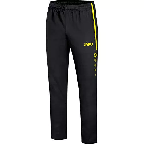 JAKO Herren Striker 2.0 Hose - Schwarz/Neongelb - Größe M