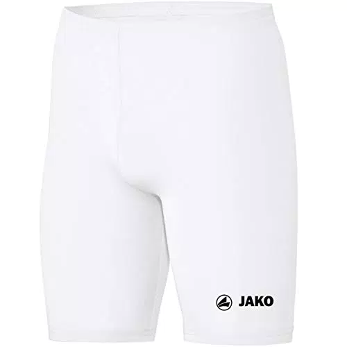 JAKO Unisex Kinder Basic 2.0 Tight, Weiß, 152 EU
