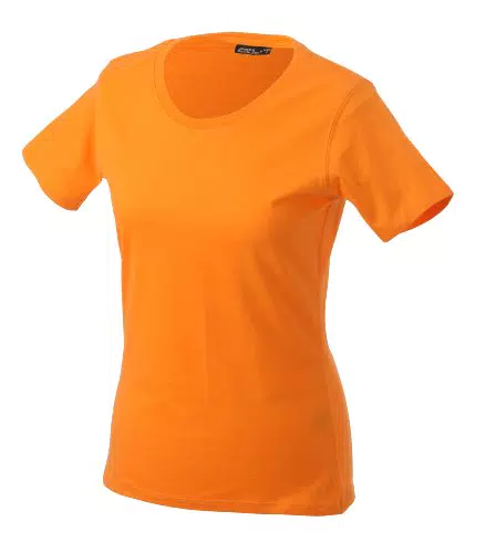 James & Nicholson Damen T-Shirt Basic Large orange