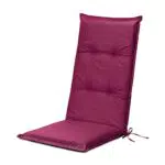 JEMIDI Gartenstuhl Auflage Hochlehner - Polyester Stuhlauflage wasserabweisend - 120x50cm