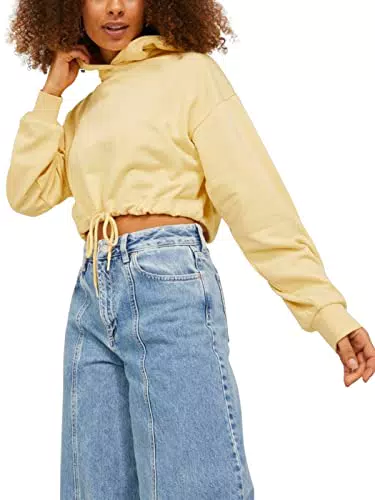 JJXX Women's JXALFA Loose Every Crop Hoodie Kapuzenpullover