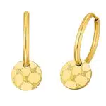 JOOP! Damen Creolen aus Edelstahl, Ohrschmuck in Gold