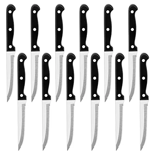 Steakmesser Set aus Edelstahl für Haus, Restaurant & Hotel - Rostfrei & Spülmaschinenfest