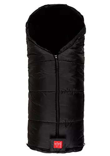 Kaiser 6570625 - Fußsack "Thermo Aktion", Farbe: schwarz