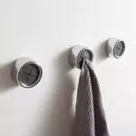 KAIYING Handtuchhalter küche Rund, Selbstklebend Geschirrtuchhalter ohne bohren