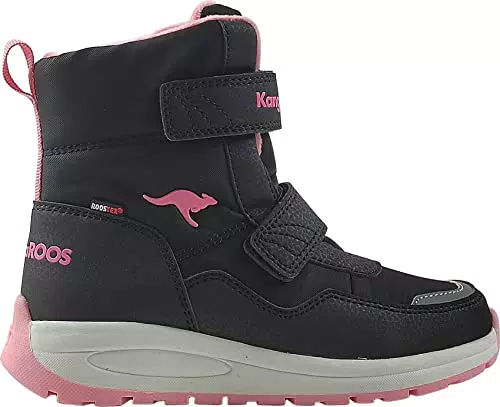 KangaROOS Stiefel Nala V RTX - Jet Black/Rose