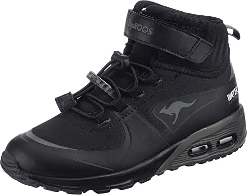 KangaROOS Unisex Kinder Kx-hydro Sneaker, Fiery Red Jet Black