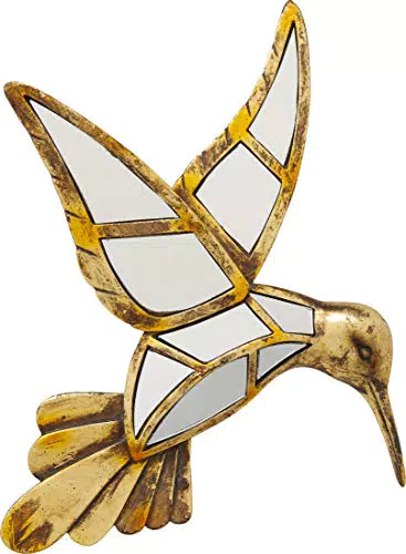Kare Design Wandschmuck Bird Mirror, Gold, Wandschmuck
