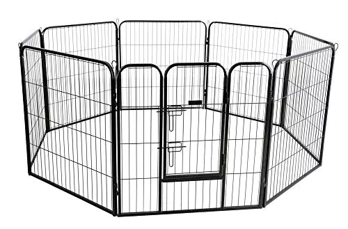 Kerbl 80577 Hunde- und Welpengehege 80x77cm, 8 Elemente