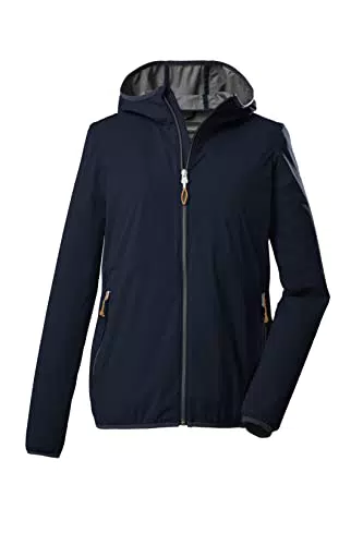 Killtec Damen Funktionsjacke mit Kapuze - Outdoorjacke, packbar