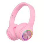 Kinderkopfhörer Bluetooth, PowerLocus Kinder Kopfhörer Kabellos mit LED-Leuchten und 94DB Lautstärkebegrenzung