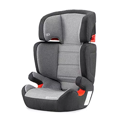 Kinderkraft Juniorfix Kinderautositz mit Isofix - Gruppe 2/3 - ECE R44/04 - Grau