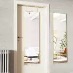 Koonmi Ganzkörperspiegel mit höhenverstellbaren Hängehaken - Wandspiegel für Eingänge und Schlafzimmer
